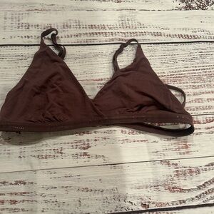 Burgundy Triangle Bralette
